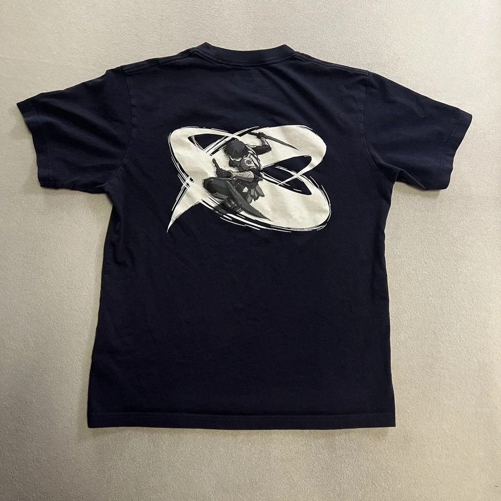 Uniqlo Kaiju No.8 UT Graphic T-Shirt UT Anime Unisex Size Medium Blue Tee